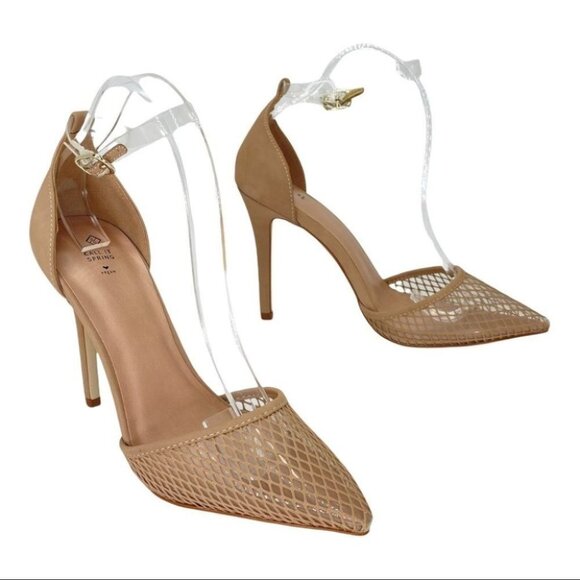 Call It Spring Beena Vegan Nude Womens Heels Size 10M - Picture 12 of 12